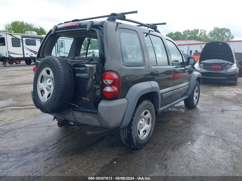 2005 Jeep Liberty Sport VIN: 1J4GL48K65W553558 Lot: 39357813