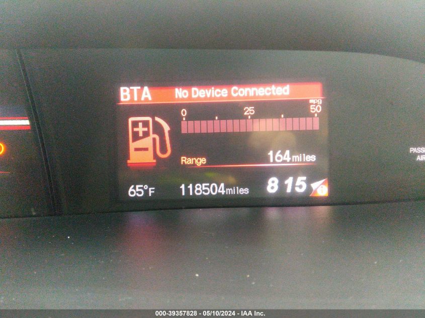 2012 Honda Civic Si VIN: 2HGFB6E57CH705309 Lot: 39357828