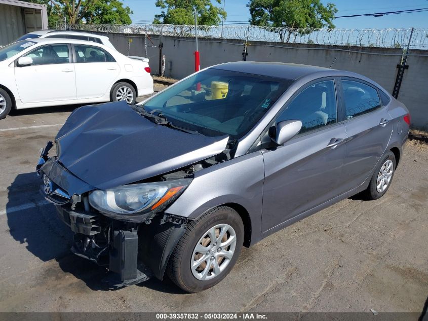 2014 Hyundai Accent Gls VIN: KMHCT4AE2EU620592 Lot: 39357832