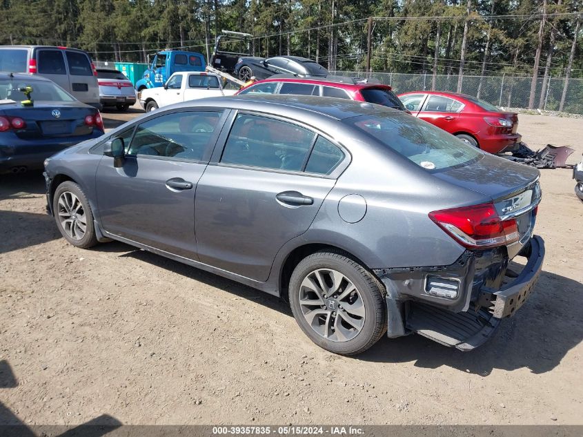 2013 Honda Civic Ex-L VIN: 19XFB2F95DE262437 Lot: 39357835