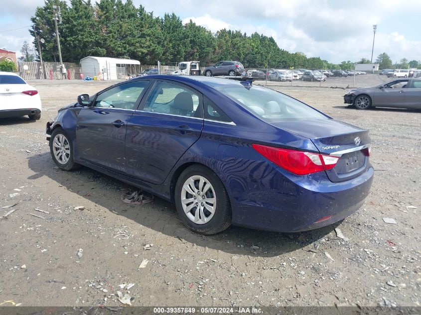 2012 Hyundai Sonata Gls VIN: 5NPEB4AC8CH486886 Lot: 39357849