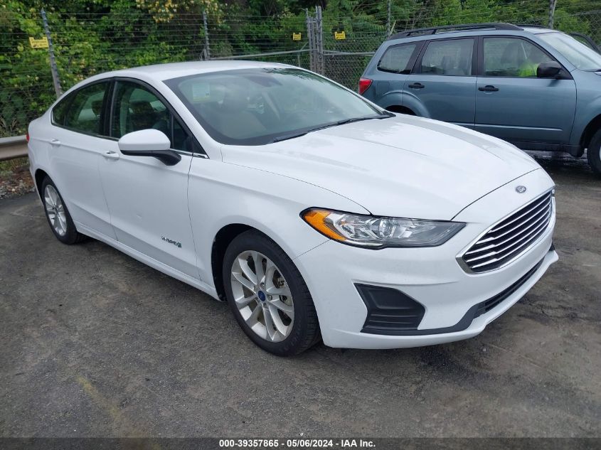 2019 Ford Fusion Hybrid Se VIN: 3FA6P0LU6KR210826 Lot: 39357865