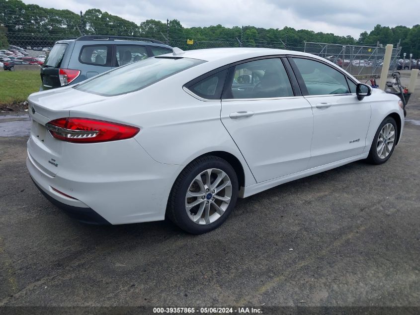 2019 Ford Fusion Hybrid Se VIN: 3FA6P0LU6KR210826 Lot: 39357865