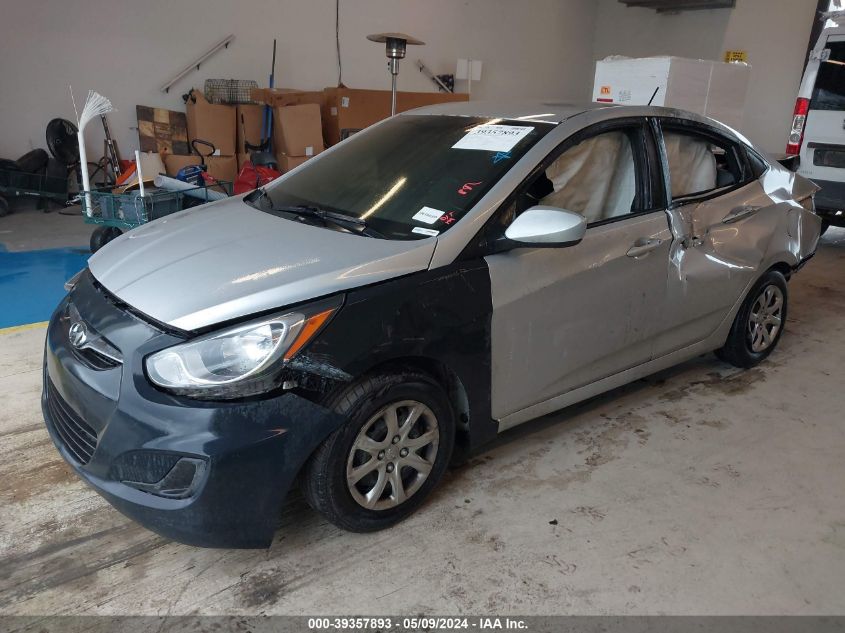 2013 Hyundai Accent Gls VIN: KMHCT4AE6DU501801 Lot: 39357893