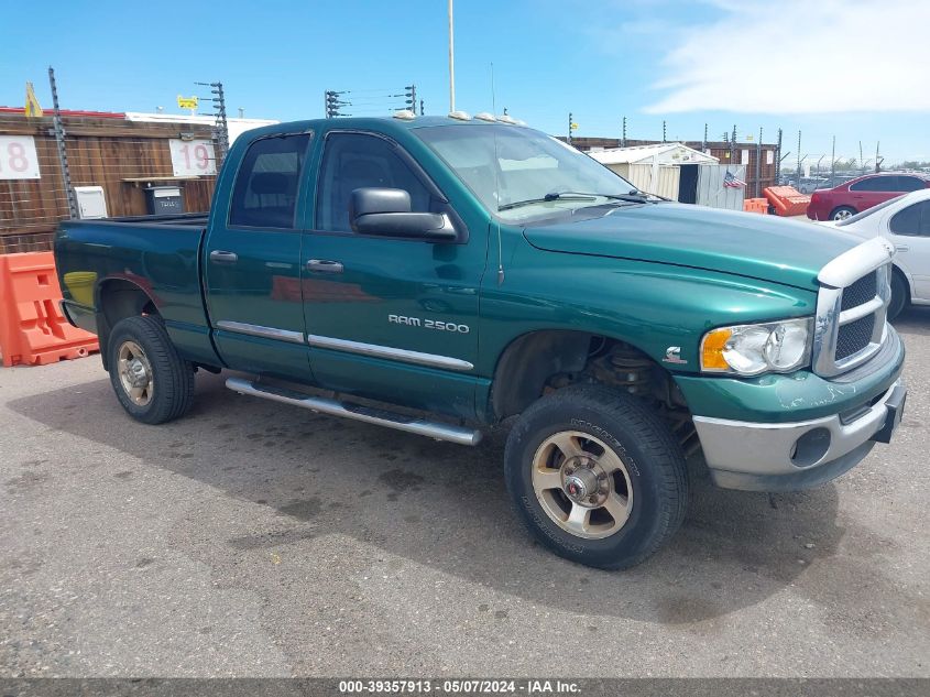 2004 Dodge Ram 2500 Slt/Laramie VIN: 3D7KU28C84G118358 Lot: 39357913