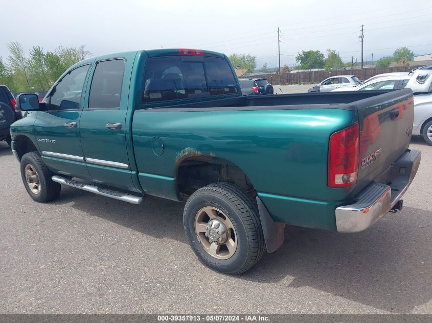 2004 Dodge Ram 2500 Slt/Laramie VIN: 3D7KU28C84G118358 Lot: 39357913