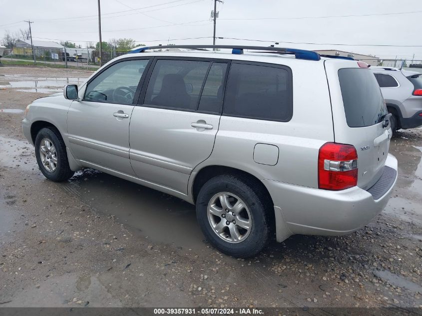 2005 Toyota Highlander Limited V6/V6 VIN: JTEGP21A050062949 Lot: 39357931