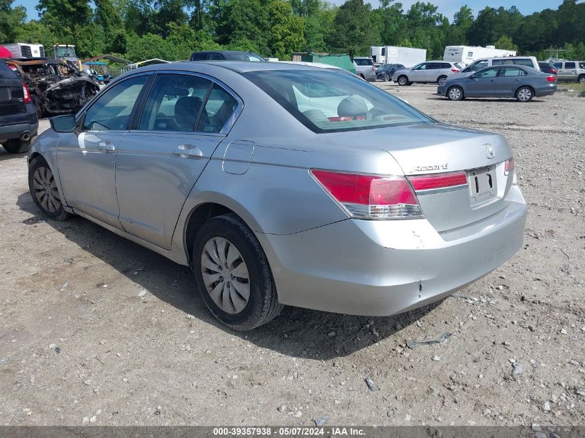 2012 Honda Accord 2.4 Lx VIN: 1HGCP2F30CA064917 Lot: 39357938