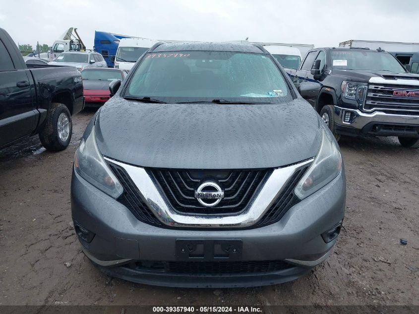 2018 Nissan Murano Sv VIN: 5N1AZ2MH0JN130379 Lot: 39357940