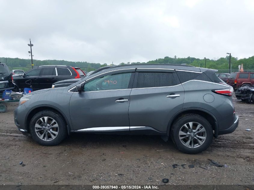 2018 Nissan Murano Sv VIN: 5N1AZ2MH0JN130379 Lot: 39357940