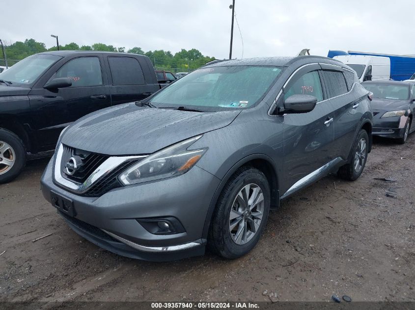 2018 Nissan Murano Sv VIN: 5N1AZ2MH0JN130379 Lot: 39357940