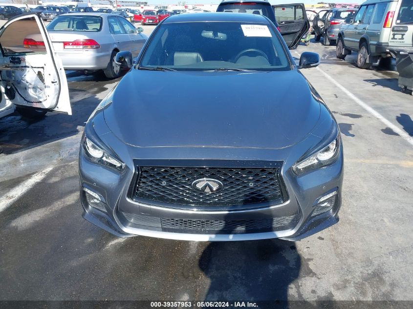 2018 Infiniti Q50 3.0T Red Sport 400 VIN: JN1FV7AP5JM640055 Lot: 39357953