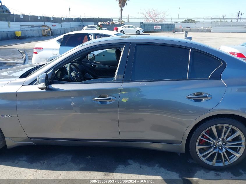 2018 Infiniti Q50 3.0T Red Sport 400 VIN: JN1FV7AP5JM640055 Lot: 39357953