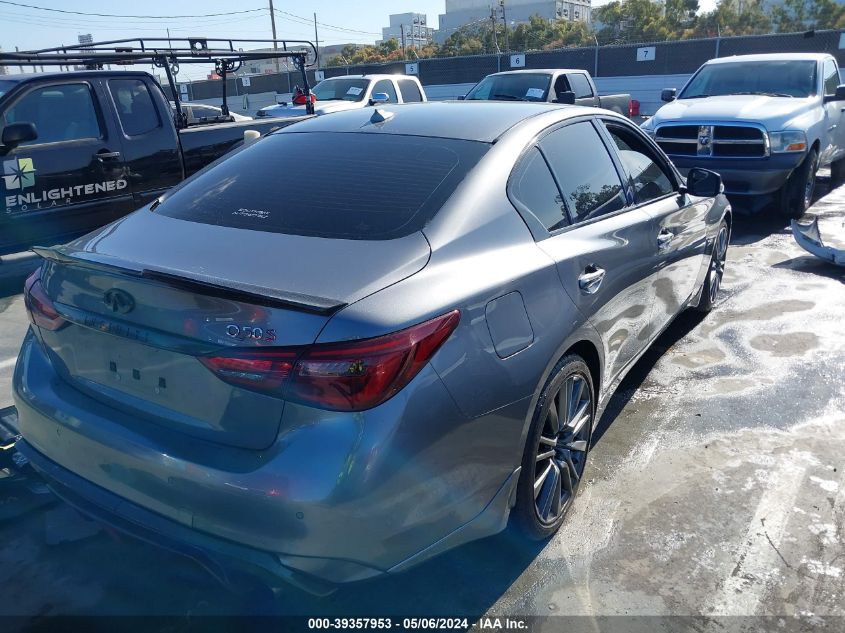 2018 Infiniti Q50 3.0T Red Sport 400 VIN: JN1FV7AP5JM640055 Lot: 39357953