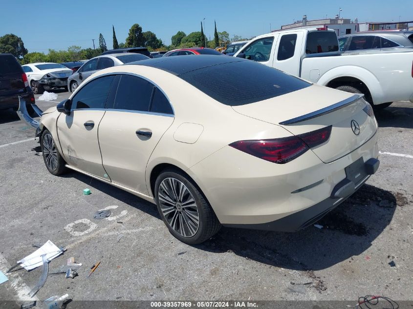 2023 Mercedes-Benz Cla 250 Coupe VIN: W1K5J4GB6PN329628 Lot: 39357969