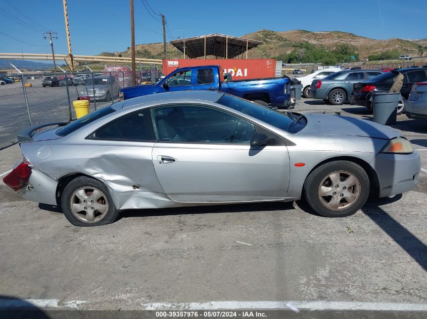 2001 Mercury Cougar V6/V6 S VIN: 1ZWFT61L715624260 Lot: 39357976