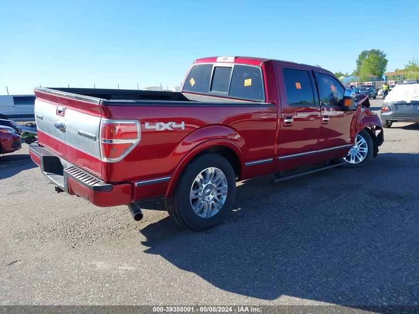 2013 FORD F-150 PLATINUM - 1FTFW1ET0DFB52803