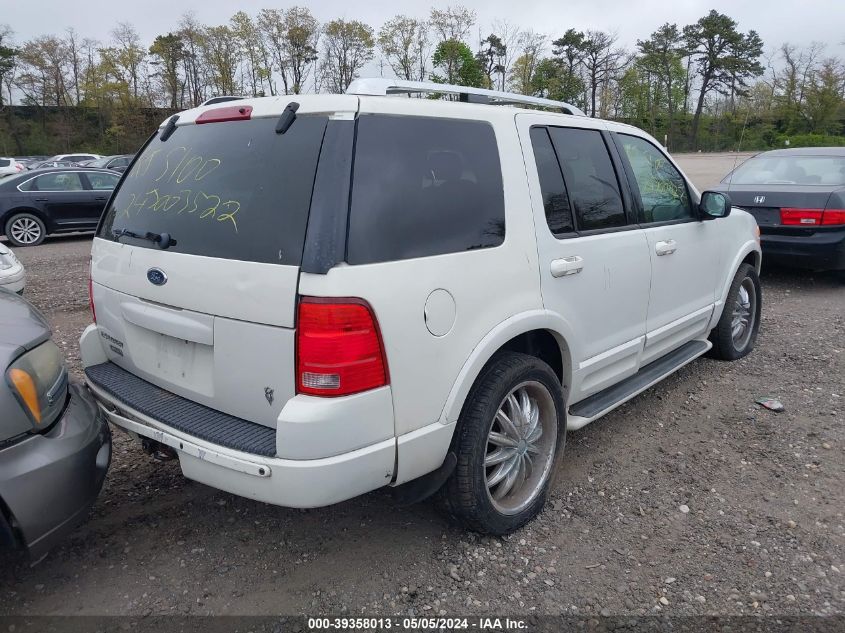 2003 Ford Explorer Limited VIN: 1FMDU75W83ZA23856 Lot: 39358013