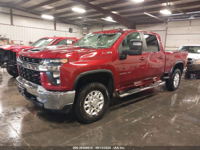 2021 Chevrolet Silverado 2500Hd 4Wd Standard Bed Lt VIN: 1GC4YNEY6MF285456 Lot: 39358015