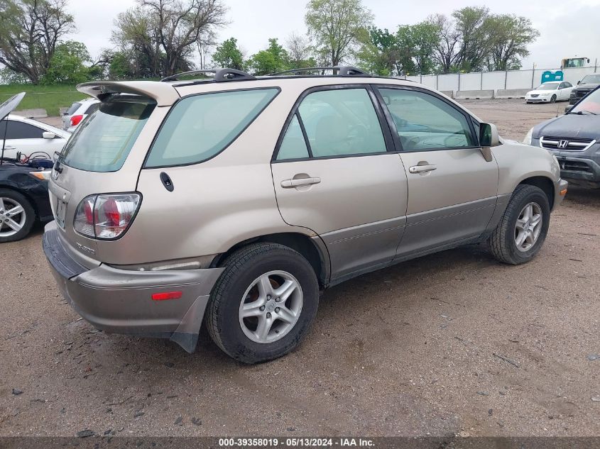 2000 Lexus Rx 300 VIN: JT6HF10U2Y0117723 Lot: 39358019