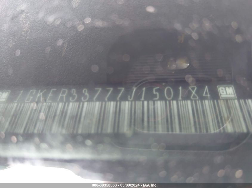 2007 GMC Acadia Slt-1 VIN: 1GKER33777J150184 Lot: 39358053