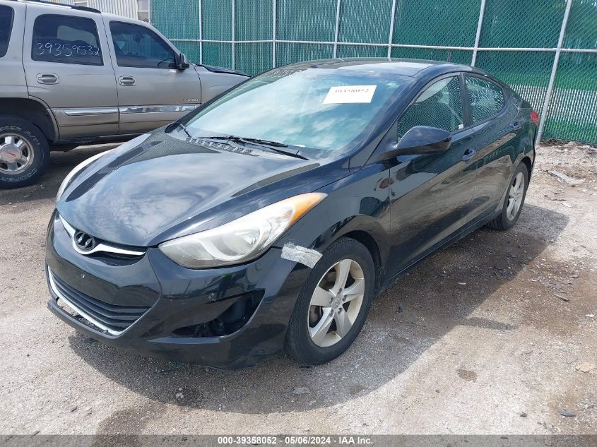 2013 Hyundai Elantra Gls VIN: 5NPDH4AE6DH334859 Lot: 39358052