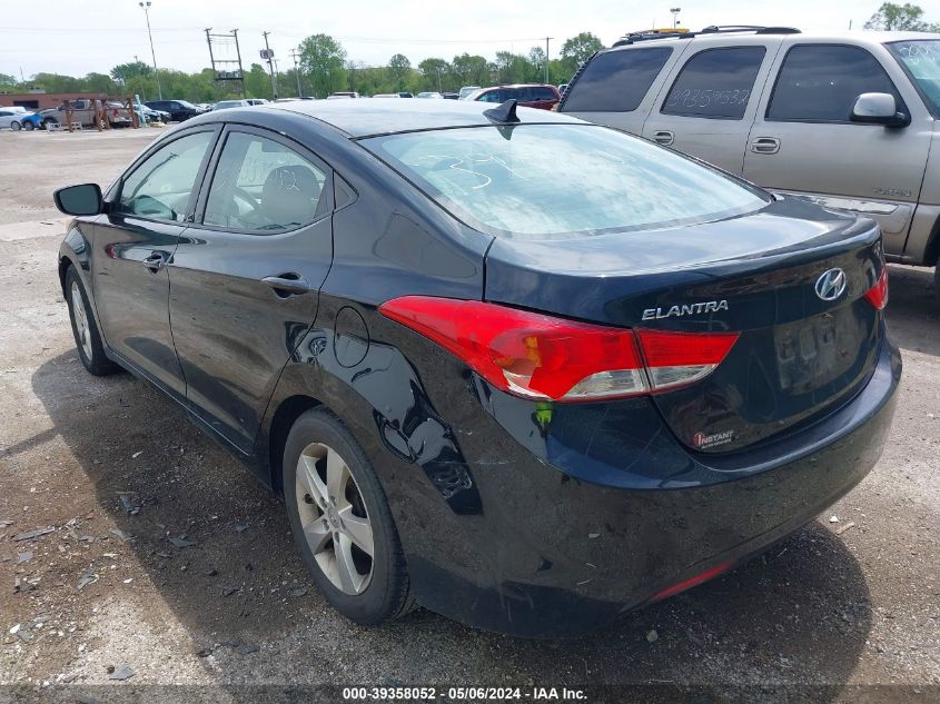 2013 Hyundai Elantra Gls VIN: 5NPDH4AE6DH334859 Lot: 39358052