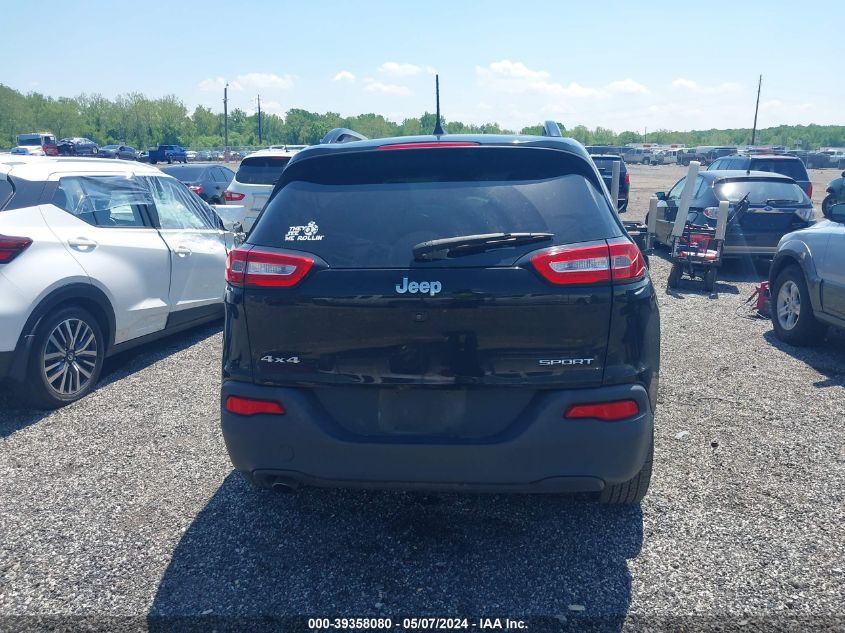 2017 Jeep Cherokee Sport 4X4 VIN: 1C4PJMAB3HW655457 Lot: 39358080