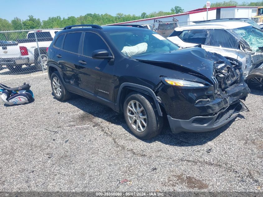 2017 Jeep Cherokee Sport 4X4 VIN: 1C4PJMAB3HW655457 Lot: 39358080