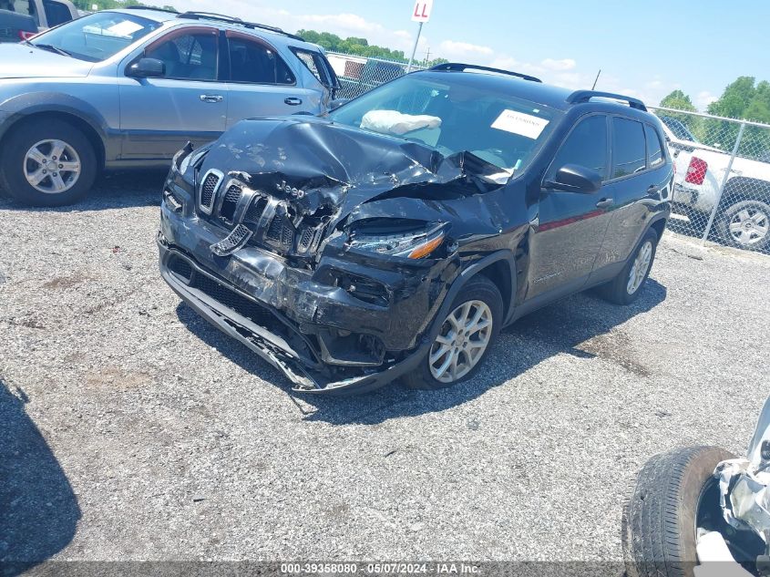 2017 Jeep Cherokee Sport 4X4 VIN: 1C4PJMAB3HW655457 Lot: 39358080