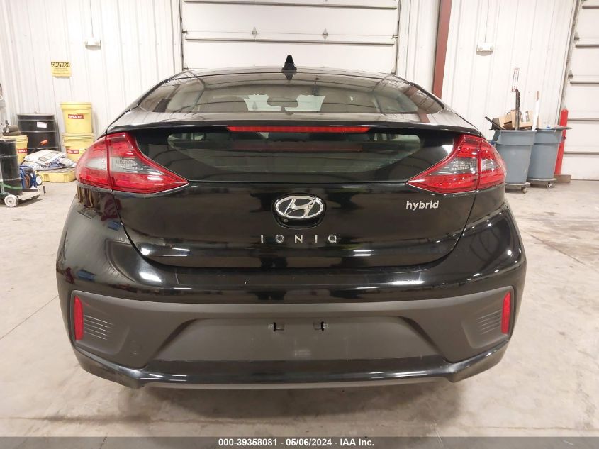 2018 Hyundai Ioniq Hybrid Sel VIN: KMHC75LC6JU063881 Lot: 39358081