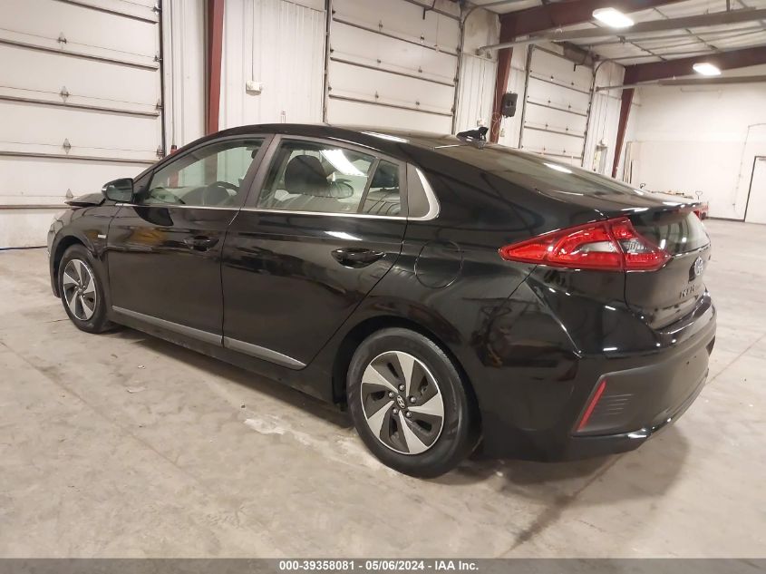 2018 Hyundai Ioniq Hybrid Sel VIN: KMHC75LC6JU063881 Lot: 39358081