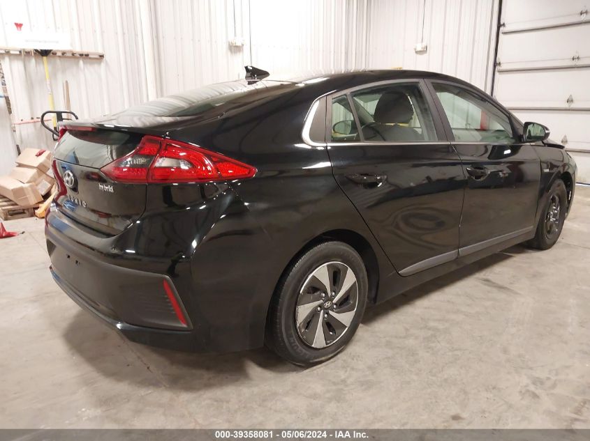 2018 Hyundai Ioniq Hybrid Sel VIN: KMHC75LC6JU063881 Lot: 39358081