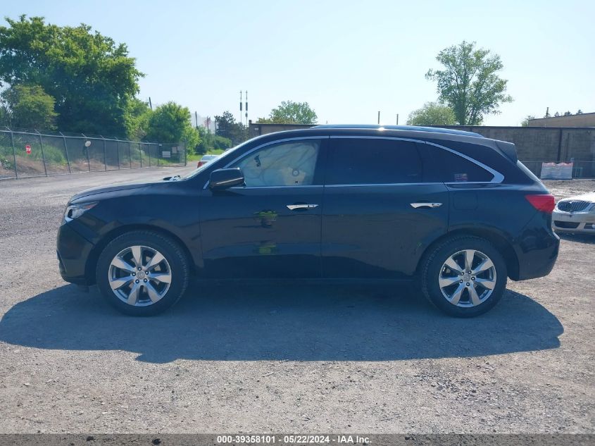 2016 Acura Mdx Advance Entertainment Packages/Advance Package VIN: 5FRYD4H90GB060436 Lot: 39358101