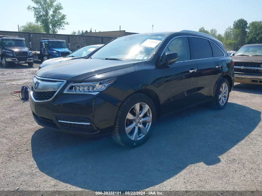 2016 Acura Mdx Advance Entertainment Packages/Advance Package VIN: 5FRYD4H90GB060436 Lot: 39358101