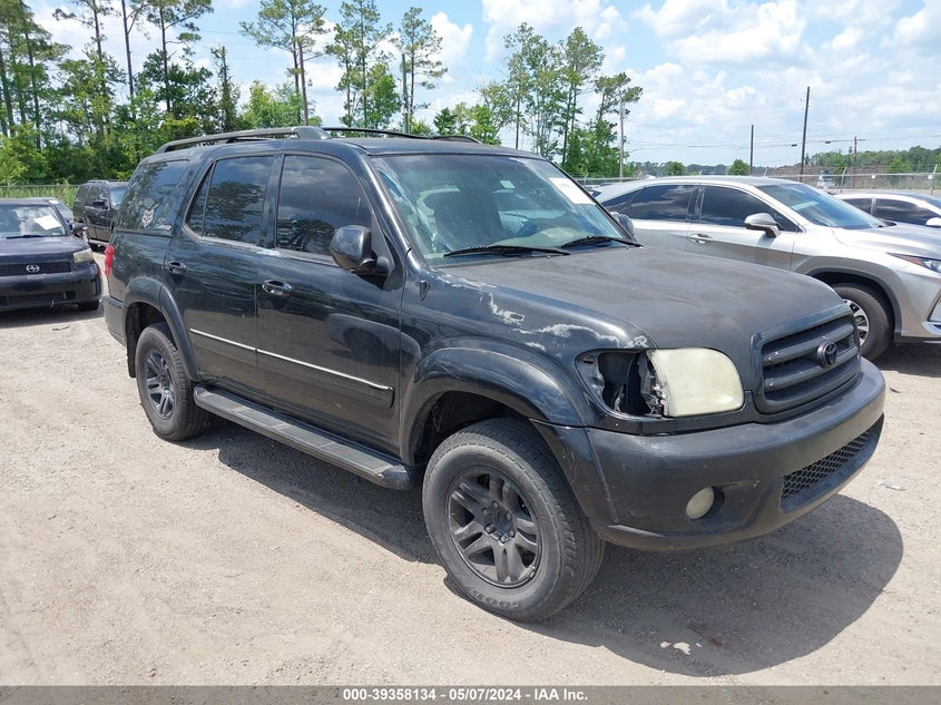 2003 Toyota Sequoia Limited V8 VIN: 5TDZT38A73S166353 Lot: 39358134