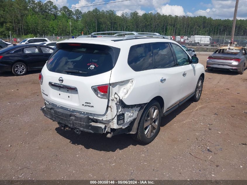 2014 Nissan Pathfinder Platinum VIN: 5N1AR2MM5EC636658 Lot: 39358146