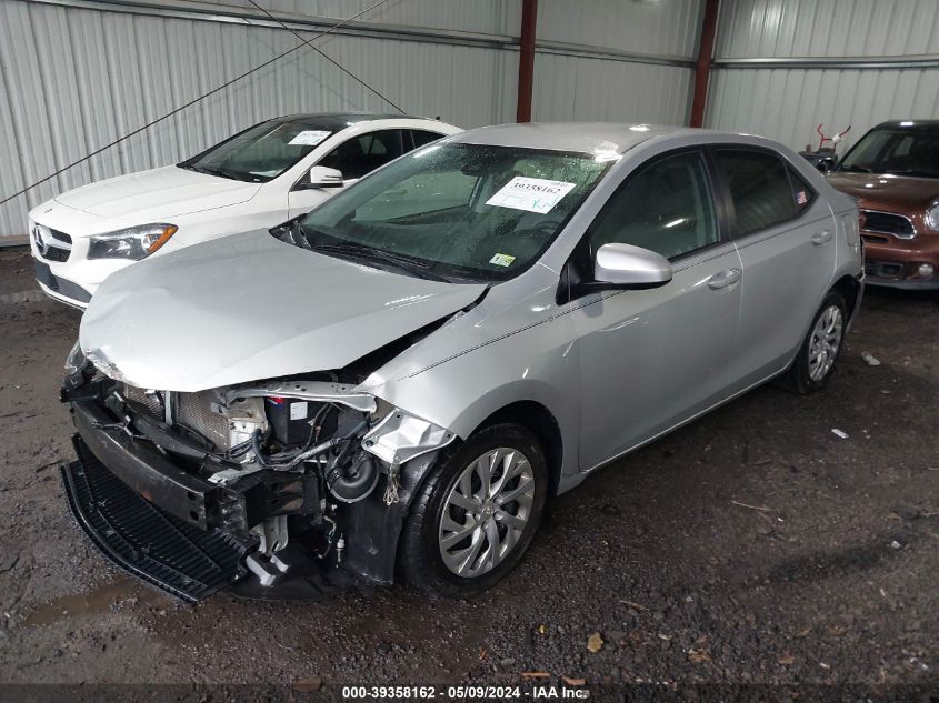 2017 Toyota Corolla Le VIN: 2T1BURHE4HC949974 Lot: 39358162