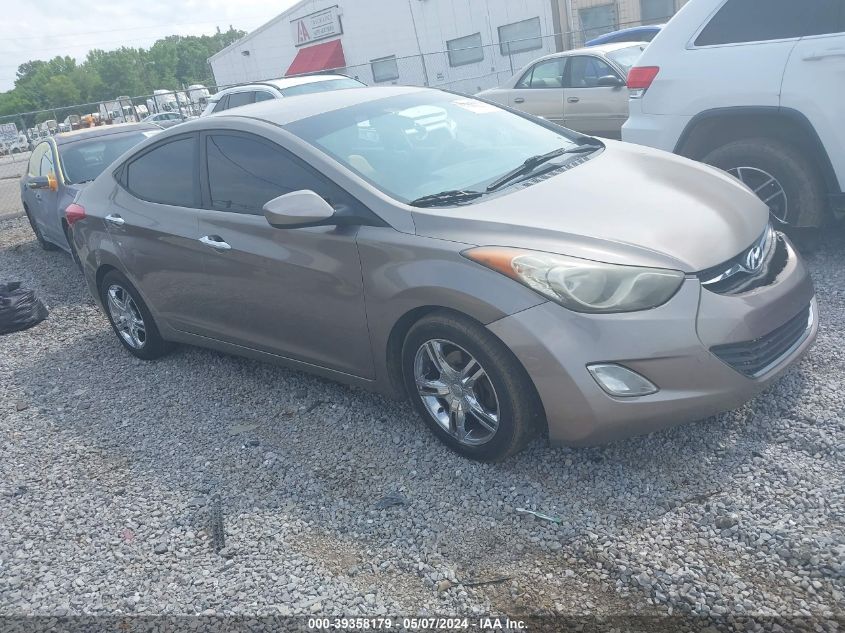 2013 Hyundai Elantra Gls VIN: 5NPDH4AE7DH321554 Lot: 39358179