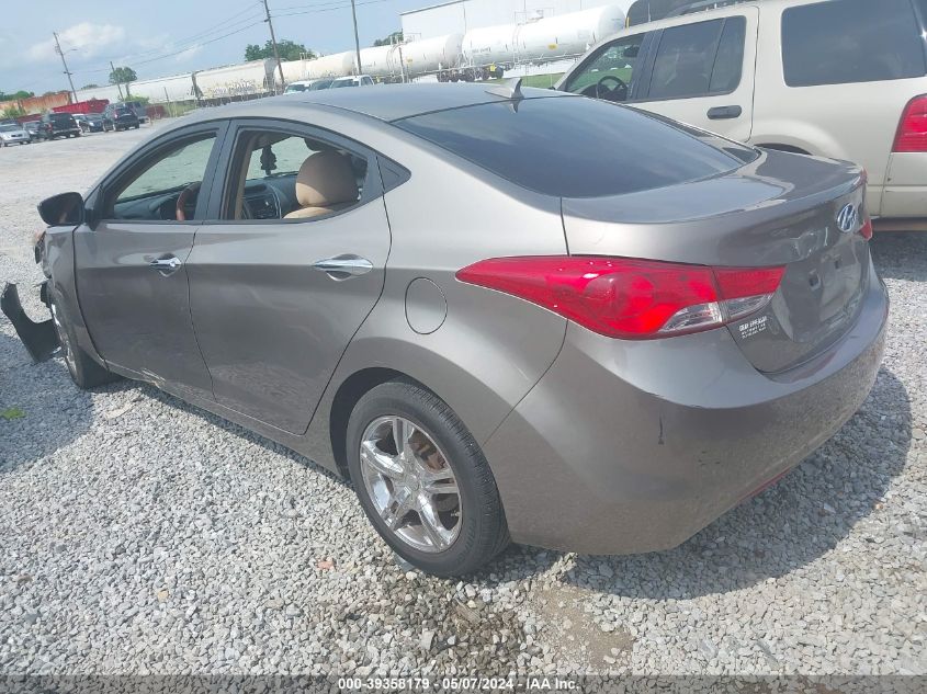 2013 Hyundai Elantra Gls VIN: 5NPDH4AE7DH321554 Lot: 39358179