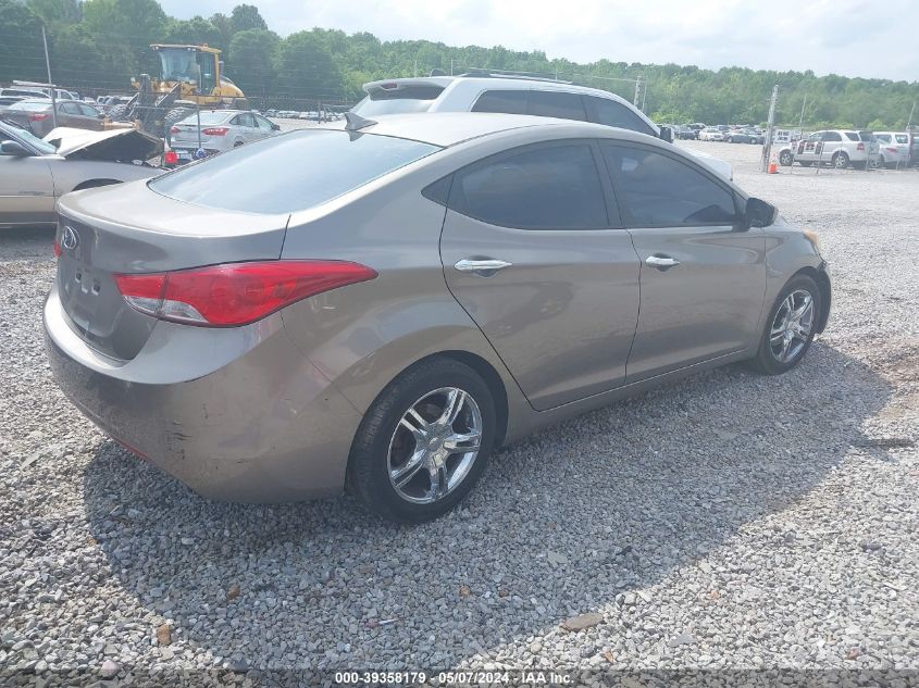 2013 Hyundai Elantra Gls VIN: 5NPDH4AE7DH321554 Lot: 39358179