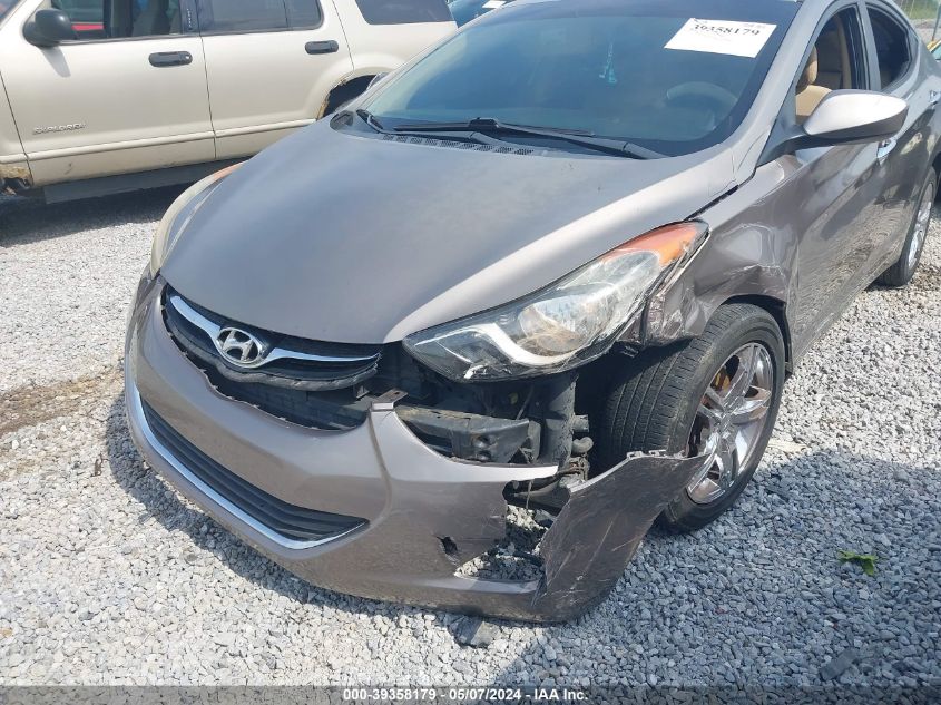 2013 Hyundai Elantra Gls VIN: 5NPDH4AE7DH321554 Lot: 39358179