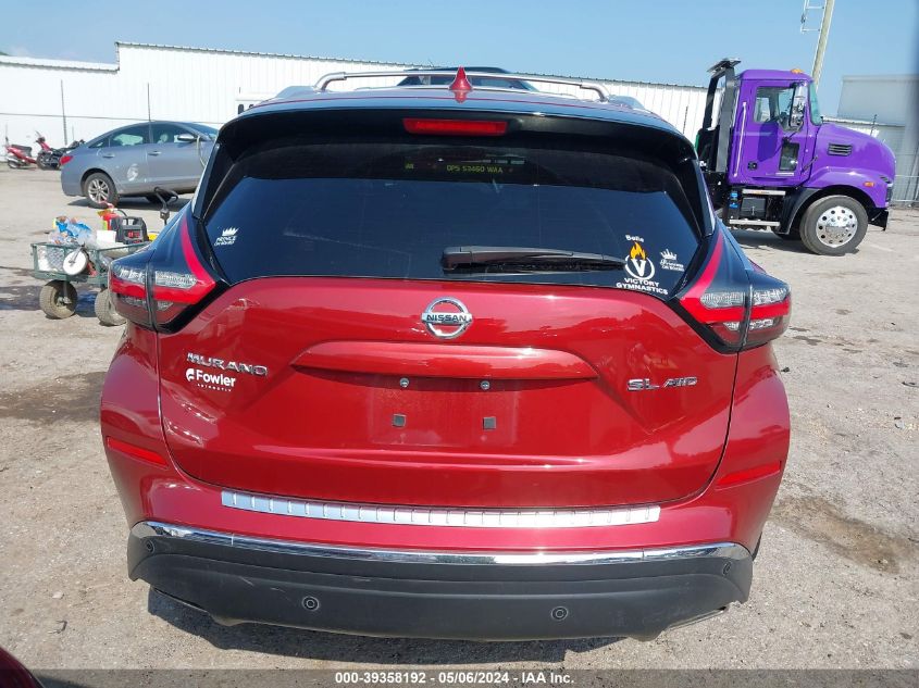 2019 Nissan Murano Sl VIN: 5N1AZ2MS5KN153816 Lot: 39358192