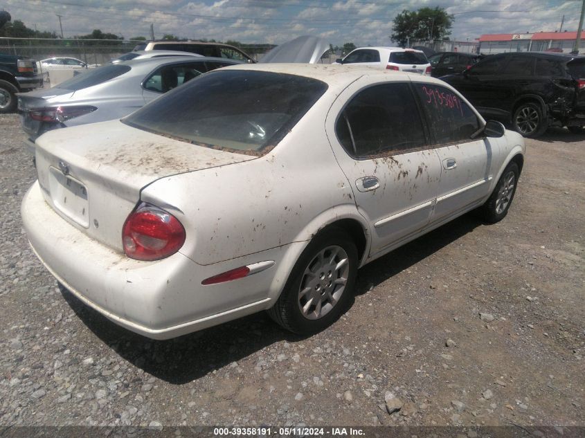 2000 Nissan Maxima Gle/Gxe/Se VIN: JN1CA31D5YT701739 Lot: 39358191