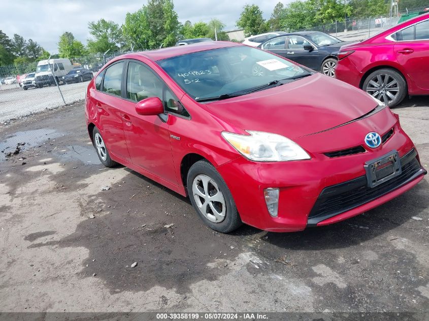 2012 Toyota Prius Five/Four/One/Three/Two VIN: JTDKN3DUXC5406111 Lot: 39358199