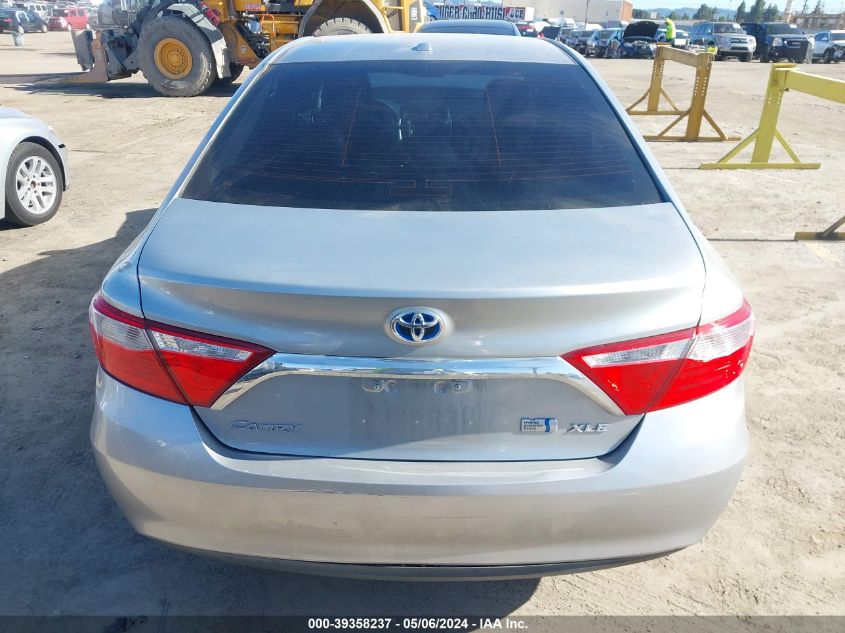 2015 Toyota Camry Hybrid Xle VIN: 4T1BD1FKXFU150657 Lot: 39358237