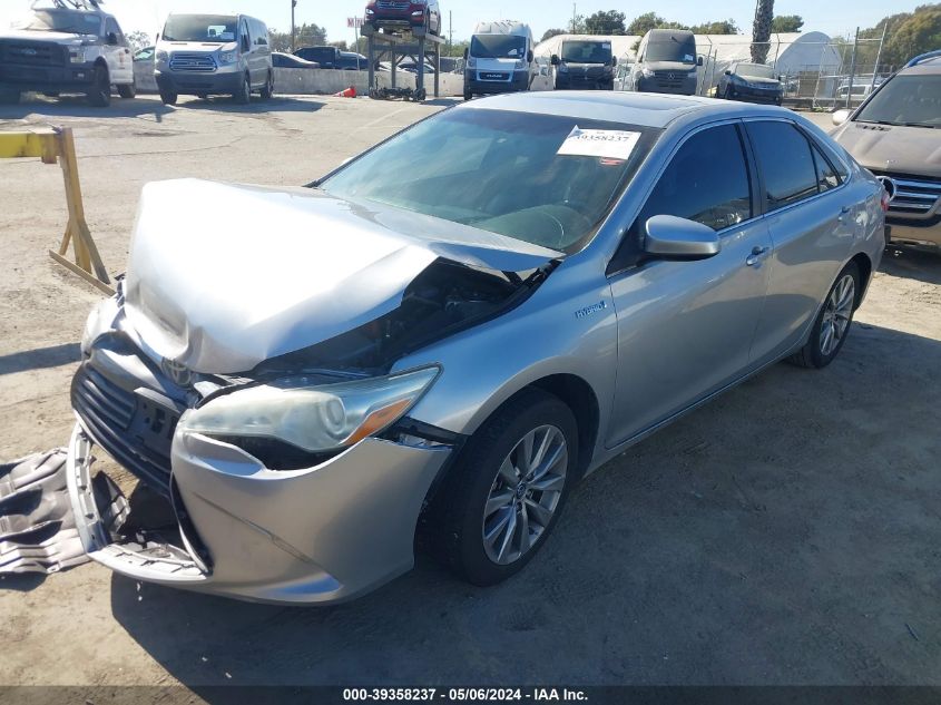 2015 Toyota Camry Hybrid Xle VIN: 4T1BD1FKXFU150657 Lot: 39358237