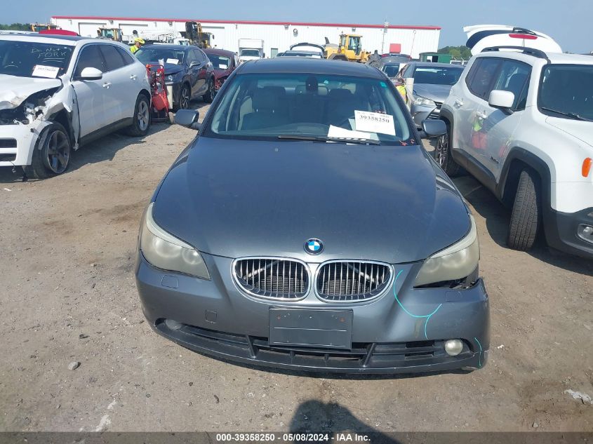 2007 BMW 525I VIN: WBANE53557CW62402 Lot: 39358250