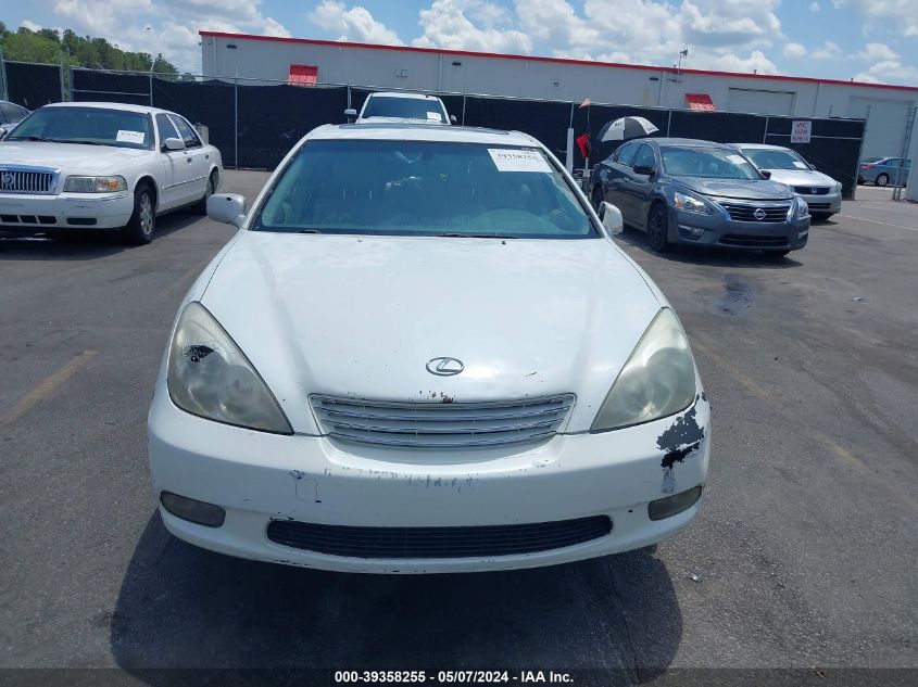 2003 Lexus Es 300 VIN: JTHBF30G830106222 Lot: 39358255