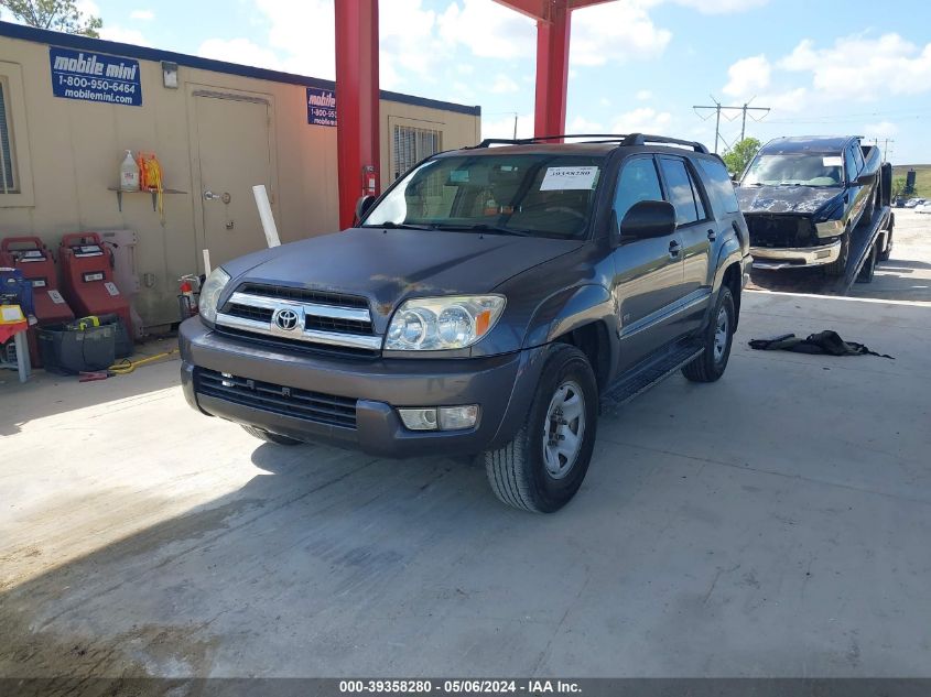 2005 Toyota 4Runner Sr5 V6 VIN: JTEZU14R850058905 Lot: 39358280